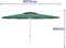 Parasoll Marbueno Groen Polyester Staal Ø 270 cm