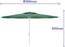 Parasoll Marbueno Groen Polyester Staal Ø 300 cm