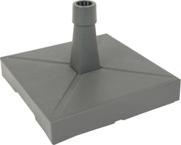 Parasolvoet kunststof/beton antraciet 30kg, met 2 wielen