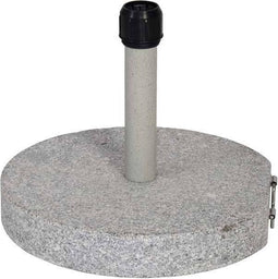 Parasolvoet rond graniet 30kg grijs