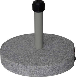 Parasolvoet rond graniet 40kg grijs
