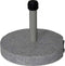 Parasolvoet rond graniet 40kg grijs