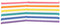 Paravento 3 Palos Staal Polyester Kleurrijke Strepen 240X80 cm Strand, Zwembad, Tuin