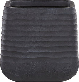 PARIKIA - Plantenbak - Zwart - 38 cm - Polyresin