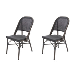 Paris Bistrostuhl Rattan – Bambus-Natur - SÄTZE VON 2