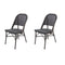 Paris Bistrostuhl Rattan – Bambus-Natur - SÄTZE VON 2