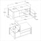 Parisot - Salontafel - - 110x60x42 cm