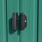 vidaXL - Tuinschuur - 257x489x181 - cm - metaal - groen