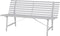 Parkbank 3-persoons tuinbank wit
