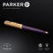 Parker 51 balpen | pruimkleurige hars met gouden detail | medium punt en zwarte inkt | met Geschenkdoos