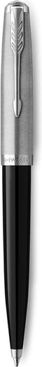 Parker 51-balpen | Zwarte behuizing met chromen afwerking | Medium punt met zwarte inktvulling | Cadeauverpakking
