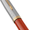 Parker 51 Premium Balpen | Premium-collectie | Vuurrood | Medium punt met zwarte inkt | Geschenkdoos