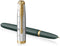 Parker 51 Premium Vulpen | Premium-collectie | Bosgroen | Fijne penpunt | Zwarte Inkt | Geschenkdoos