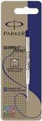 Parker balpenvullingen | Medium punt (1,0mm) | Blauwe QUINKflow inkt | 1 stuk