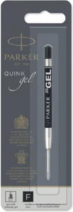 Parker gelpen vulling | fijne punt (0,5 mm) | zwarte QUINK inkt | 1 stuks