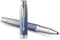 Parker IM Polar rollerballpen | premium lak met grijs kleurverloop op roestvrij staal met chroomafwerking | fijne penpunt met zwarte inkt navulling | geschenkdoos