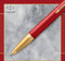 Parker IM Premium balpen | Rood met gouden detail | Medium punt met blauwe inkt | Geschenkdoos