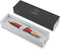 Parker IM Premium balpen | Rood met gouden detail | Medium punt met blauwe inkt | Geschenkdoos