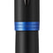 Parker IM Vibrant Rings vulpen | satijn zwarte lak met marineblauwe details | fijne punt met blauwe inkt navulling | geschenkdoos