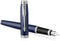 Parker IM-vulpen - medium punt - blauwe inkt - matblauw - incl. geschenkdoos