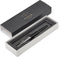 Parker Jotter-balpen | Bond Street Black met chromen rand | Medium punt met blauwe inkt | Cadeauverpakking