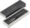 Parker Jotter-balpen | Bond Street Black met chromen rand | Medium punt met blauwe inkt | Cadeauverpakking