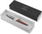 Parker Jotter balpen | Chelsea Oranje | Medium punt en blauwe inkt | Geschenkdoos