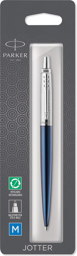 Parker Jotter-balpen | Royal Blue | Medium punt met blauwe inkt