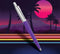 Parker Jotter Originals-balpennen | Retrowave-collectie | Vermiljoenrood en indigopaars | Blauwe inkt | medium punt | Blister