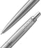 Parker Jotter XL balpen | Monochroom roestvrij staal | Medium punt | Blauwe inkt | Geschenkdoos