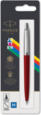 Parker Originele Jotter-balpen - medium punt - blauwe inkt - klassieke rode afwerking - 1 stuk