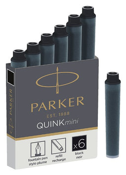 Parker - Inktpatroon parker quink mini tbv parker esprit zwart