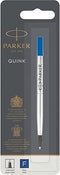 Parker rollerballpen inktvulling | fijn punt | blauwe QUINK inkt | 1 stuk