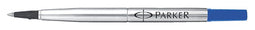 Parker - Rollerpenvulling parker blauw fijn 0.5mm | 12 stuks