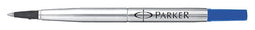 Parker - Rollerpenvulling parker blauw medium 0.7mm | 12 stuks