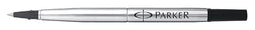 Parker - Rollerpenvulling parker zwart medium 0.7mm | 12 stuks