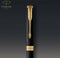 Parker Sonnet balpen | Matzwarte lak met gouden details | Medium punt met zwarte inkt | Geschenkdoos
