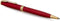 Parker Sonnet balpen | rood gelakt met gouden trim | medium punt zwarte inkt | geschenkverpakking