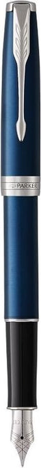 Parker Sonnet vulpen | blauw gelakt met palladium trim | medium punt | geschenkverpakking
