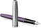 Parker Sonnet vulpen | metaal en violette lak met palladium afwerkings | roestvrijstalen medium penpunt | Geschenkverpakking