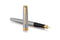 Parker Sonnet vulpen | roestvrij staal met goud afgewerkte trim | medium punt | geschenkverpakking