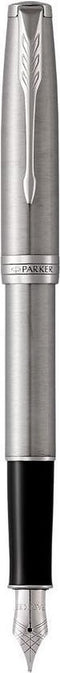 Parker Sonnet vulpen | Roestvrij staal met palladium detail | Fijne penpunt | Geschenkdoos