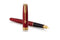 Parker Sonnet vulpen | rood gelakt met gouden trim | medium punt | geschenkverpakking