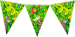 Party Flags foil - Jungle cartoon