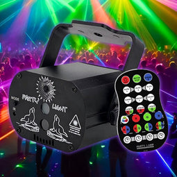 Party Light - Discolamp - Lichteffect - Stroboscoop - LED - Laser Op Geluid - Feestverlichting - Met Afstandsbediening