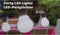 Party Lightning Feestverlichting - tuinverlichting - Bolletjes 4,5cm diameter - Wit - 20 LED - 11 Meter