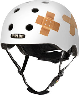 Partychimp Fietshelm Urban Active Plastered Wit Mt 52 - 58 Cm