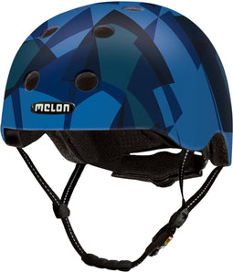 Partychimp Fietshelm Urban Active Polycarbonaat Blauw Mt 52 - 58 Cm