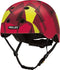Partychimp Fietshelm Urban Active Rood/geel Mt 58 - 63 Cm