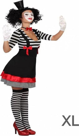 Partychimp - Kostuum - Mime - XL